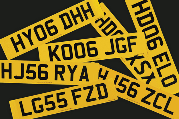 Pure Polyester - Number plates